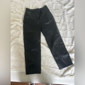 Aritzia Vegan Leather Crop Pants